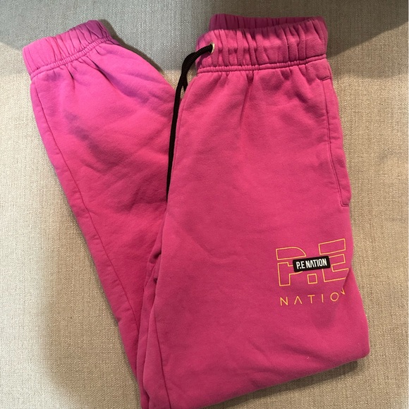 PE NATION Heads Up Track Pant Pink - Picture 5 of 11